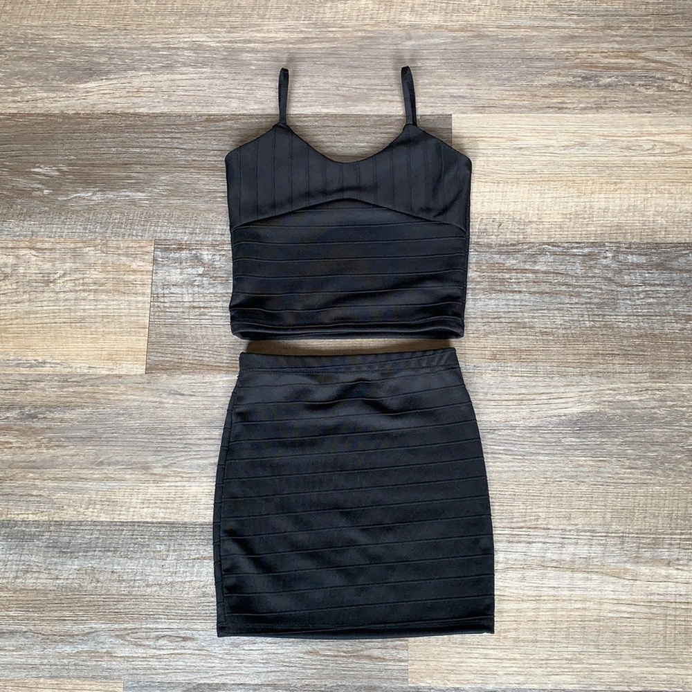 Cheryl Kids Creations Black 2-piece dress